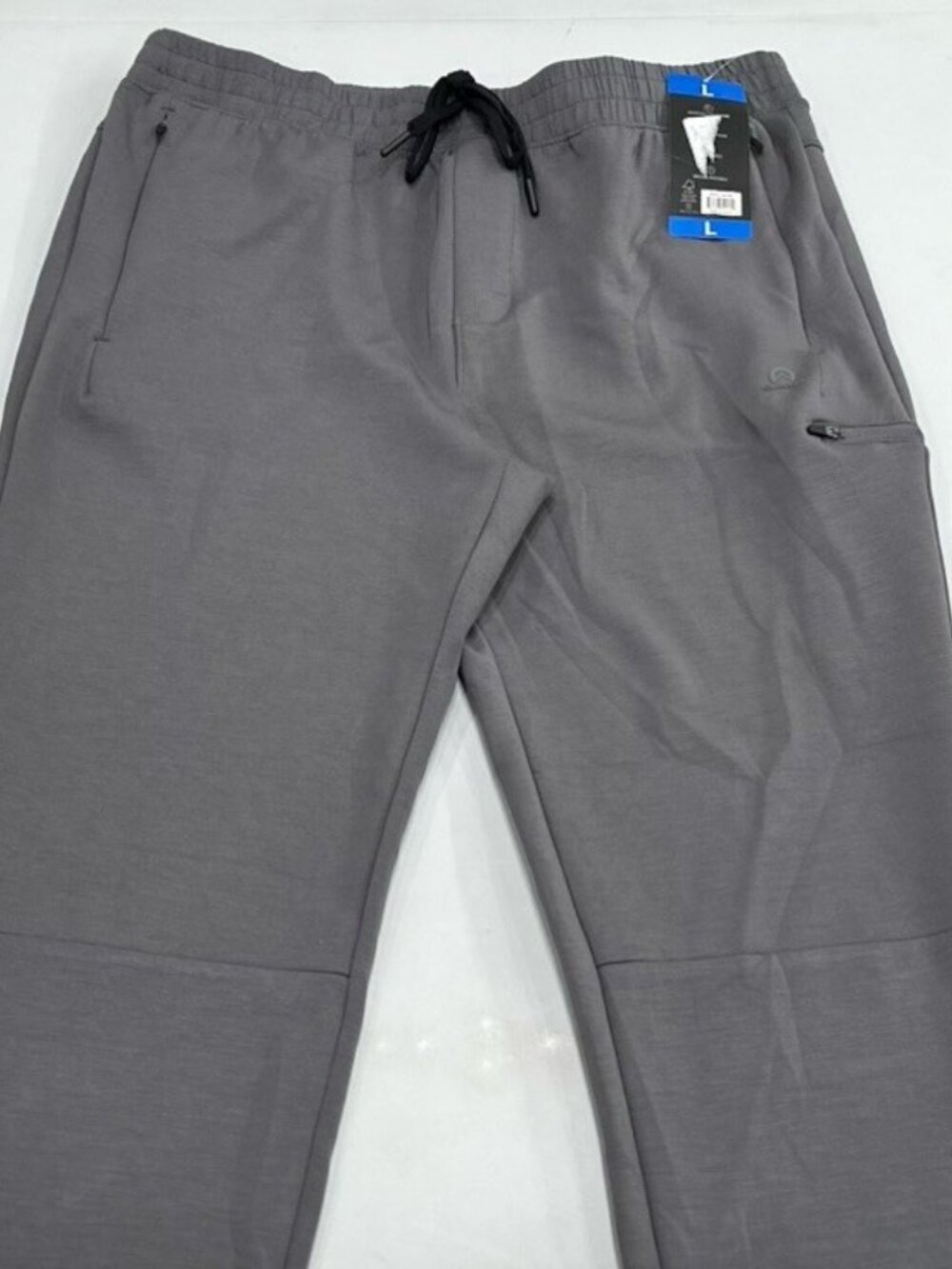 Glacier Men’s Active Pants Comfort Waistband, Castle Rock Size L
